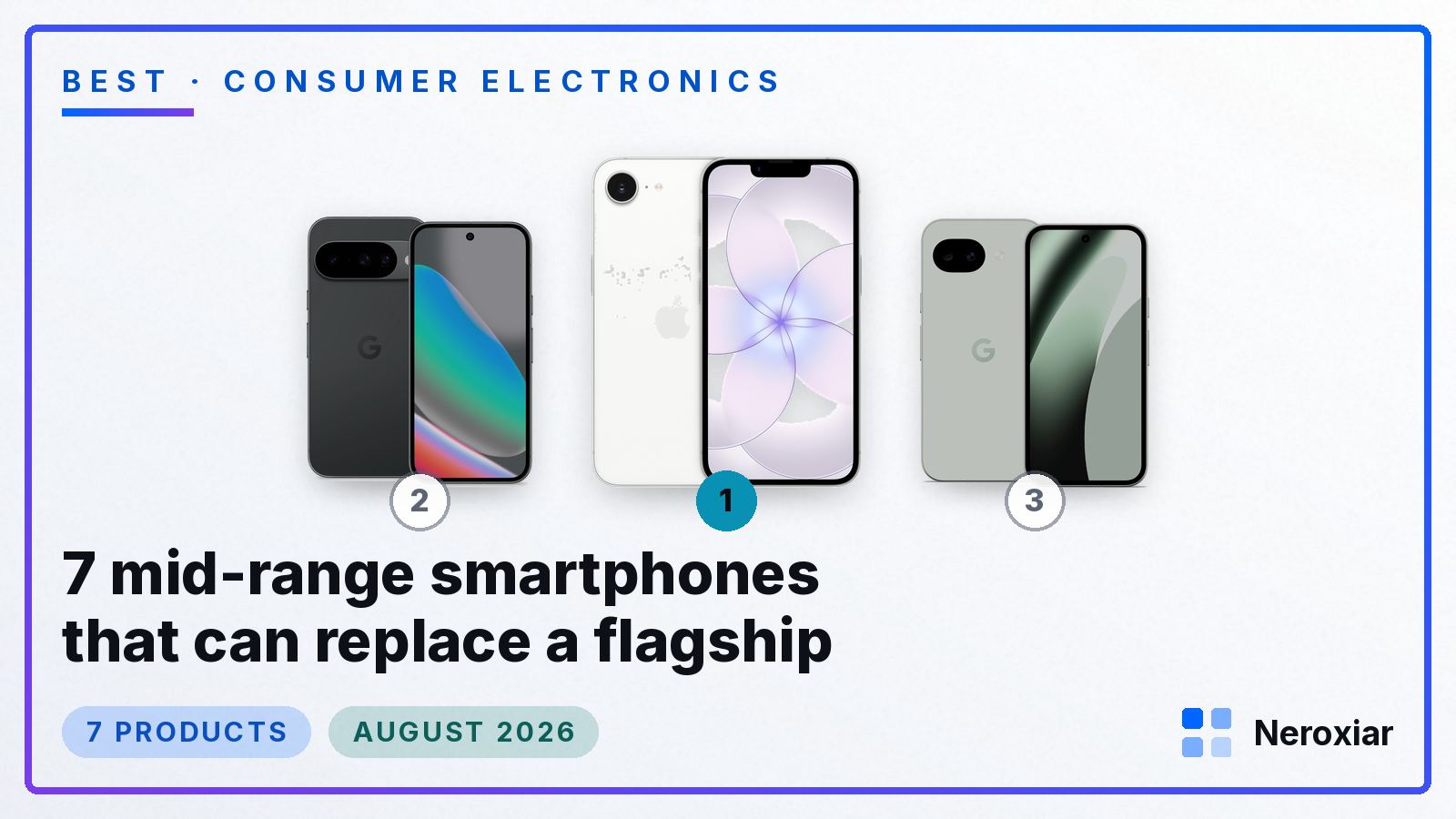 7 mid-range smartphones that can replace a flagship (August 2026)