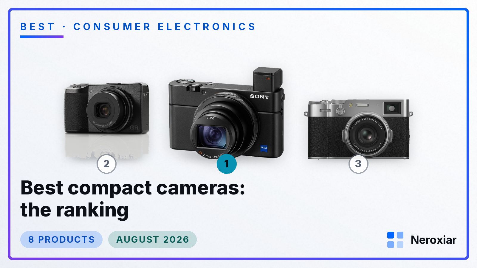 Best compact cameras: the ranking (August 2026)