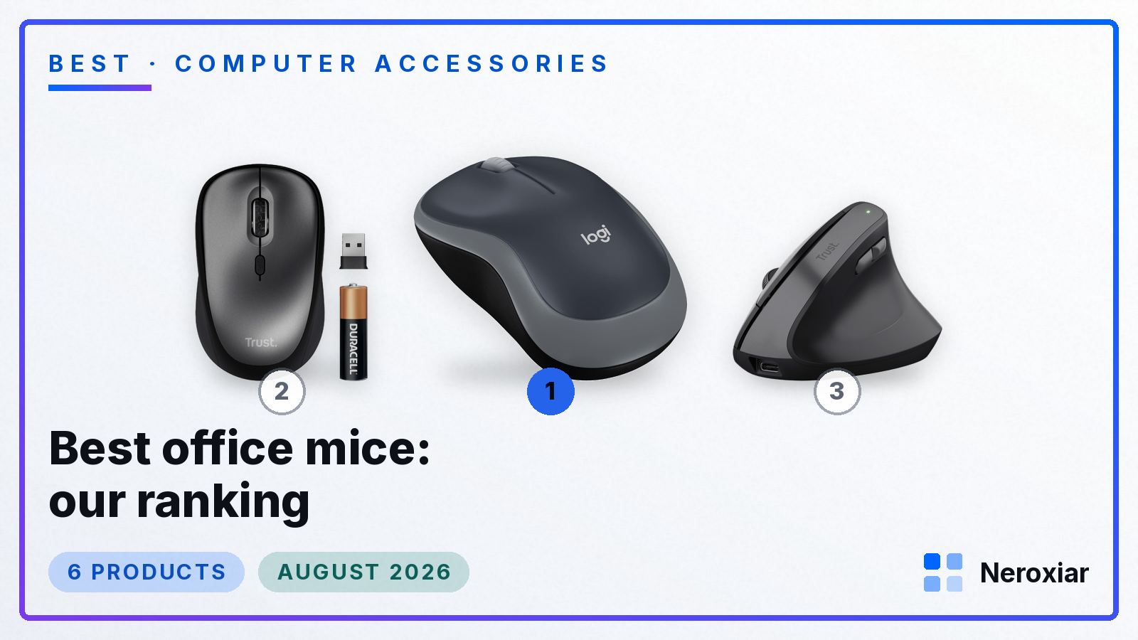 Best office mice: our ranking (August 2026)