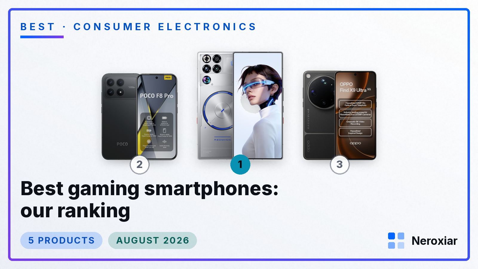 Best gaming smartphones: our ranking (August 2026)