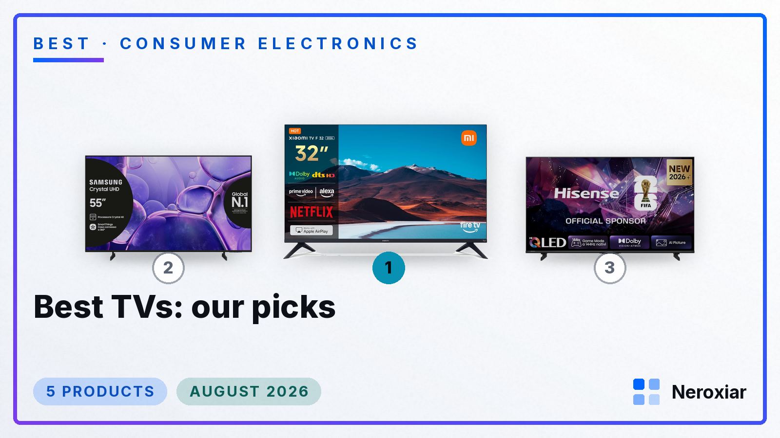 Best TVs: our picks (August 2026)