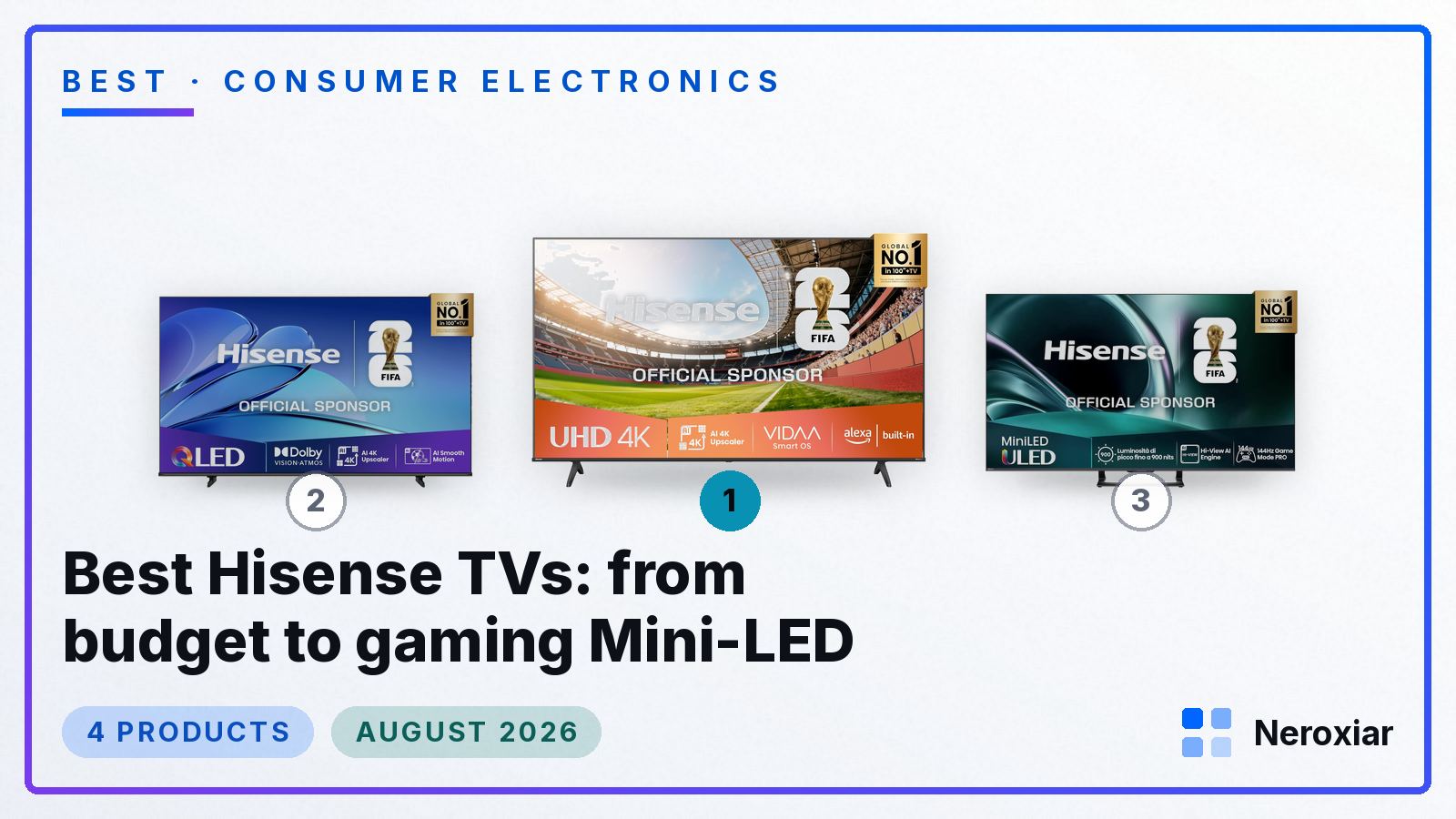 Best Hisense TVs: from budget to gaming Mini-LED (August 2026)