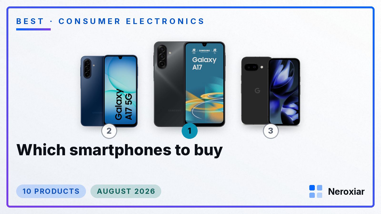 Which smartphones to buy (August 2026)