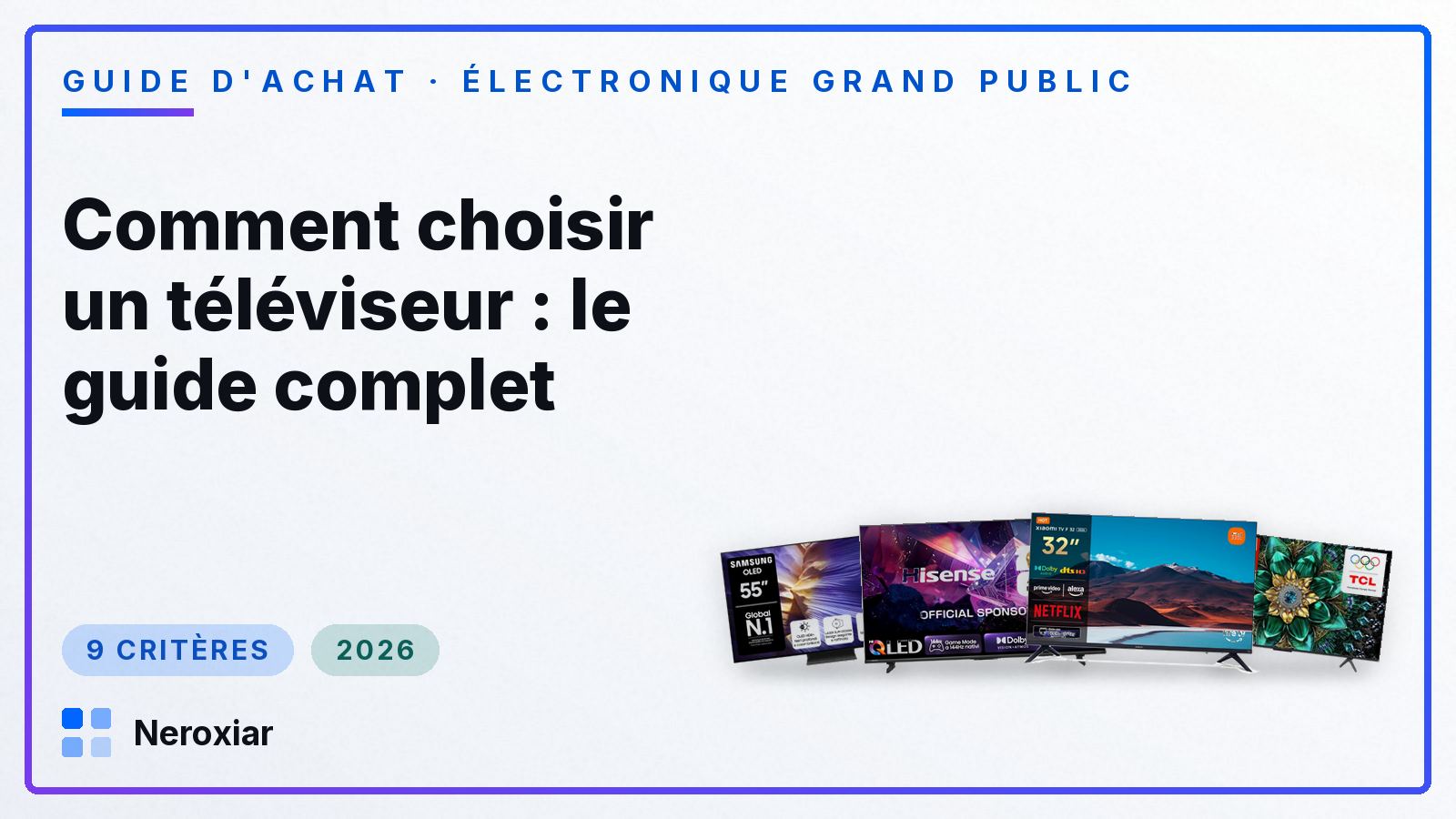 Comment choisir un téléviseur : le guide complet (2026)