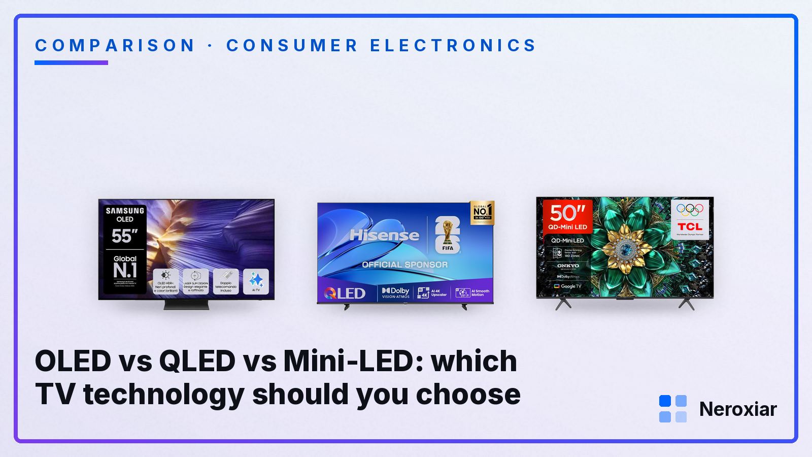 OLED vs QLED vs Mini-LED: which TV technology should you choose (2026)
