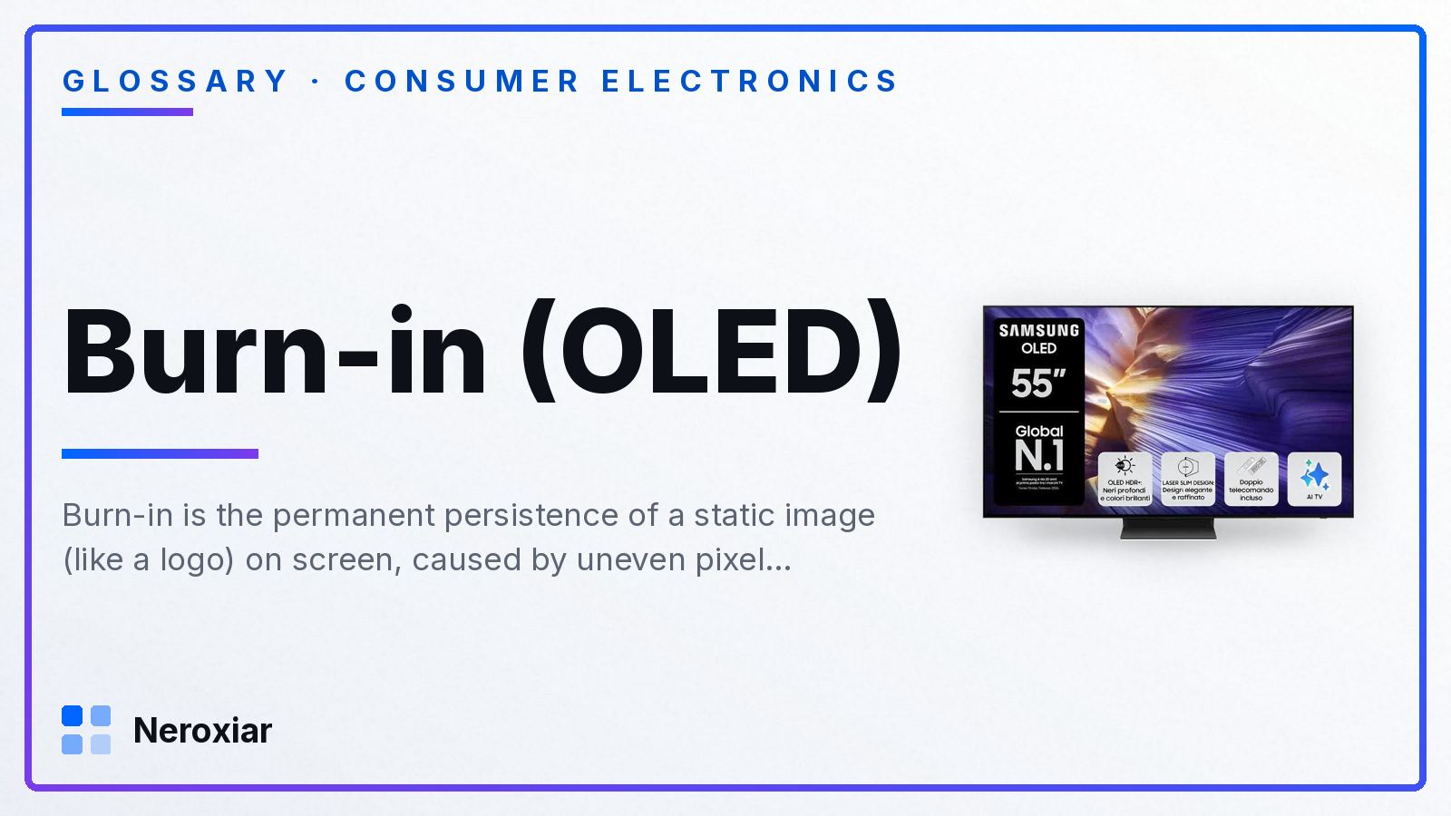 What is OLED burn-in and how much of a problem is it today