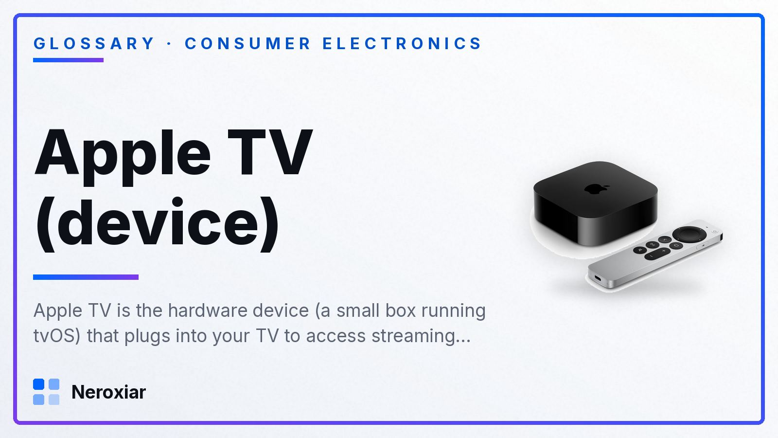 Apple TV the device vs Apple TV+ the service (they're not the same thing)