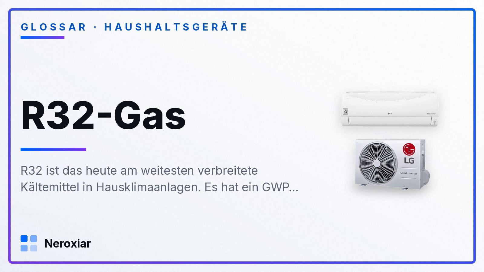 Was ist R32-Gas bei Klimaanlagen