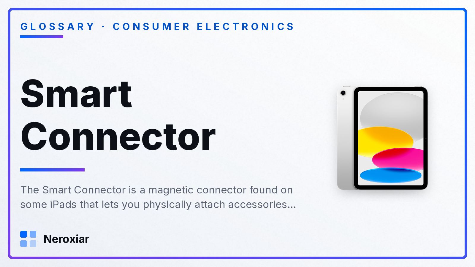 What is Apple's Smart Connector