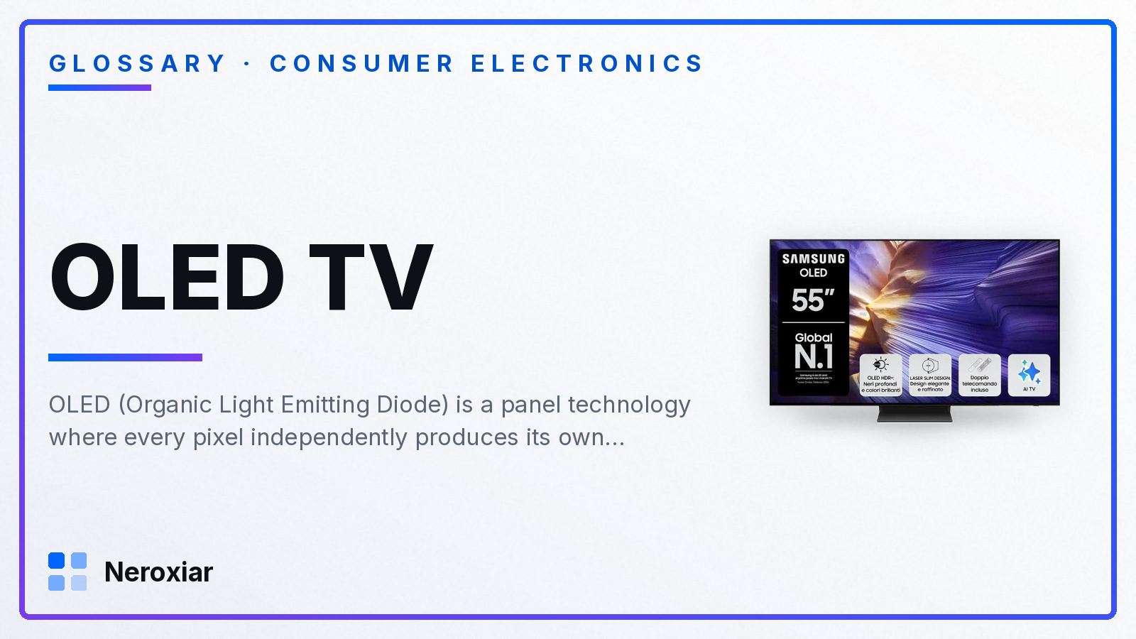 What is an OLED TV and how does it work