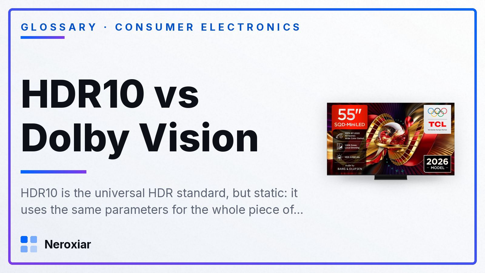 HDR10 vs Dolby Vision: what's the difference