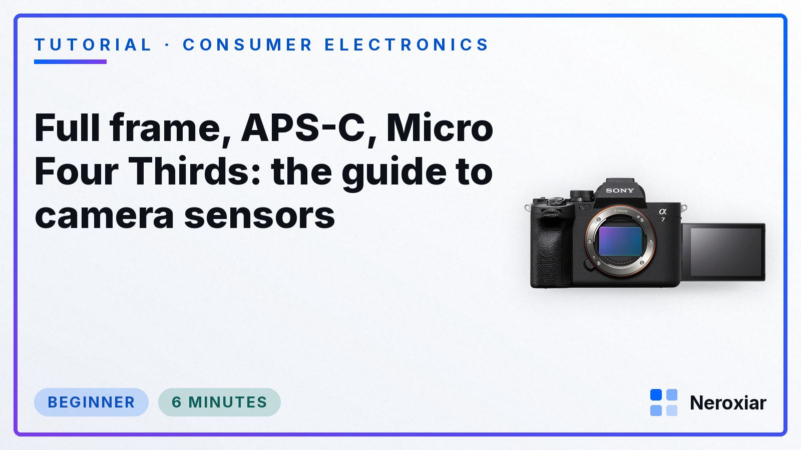 Full frame, APS-C, Micro Four Thirds: the guide to camera sensors